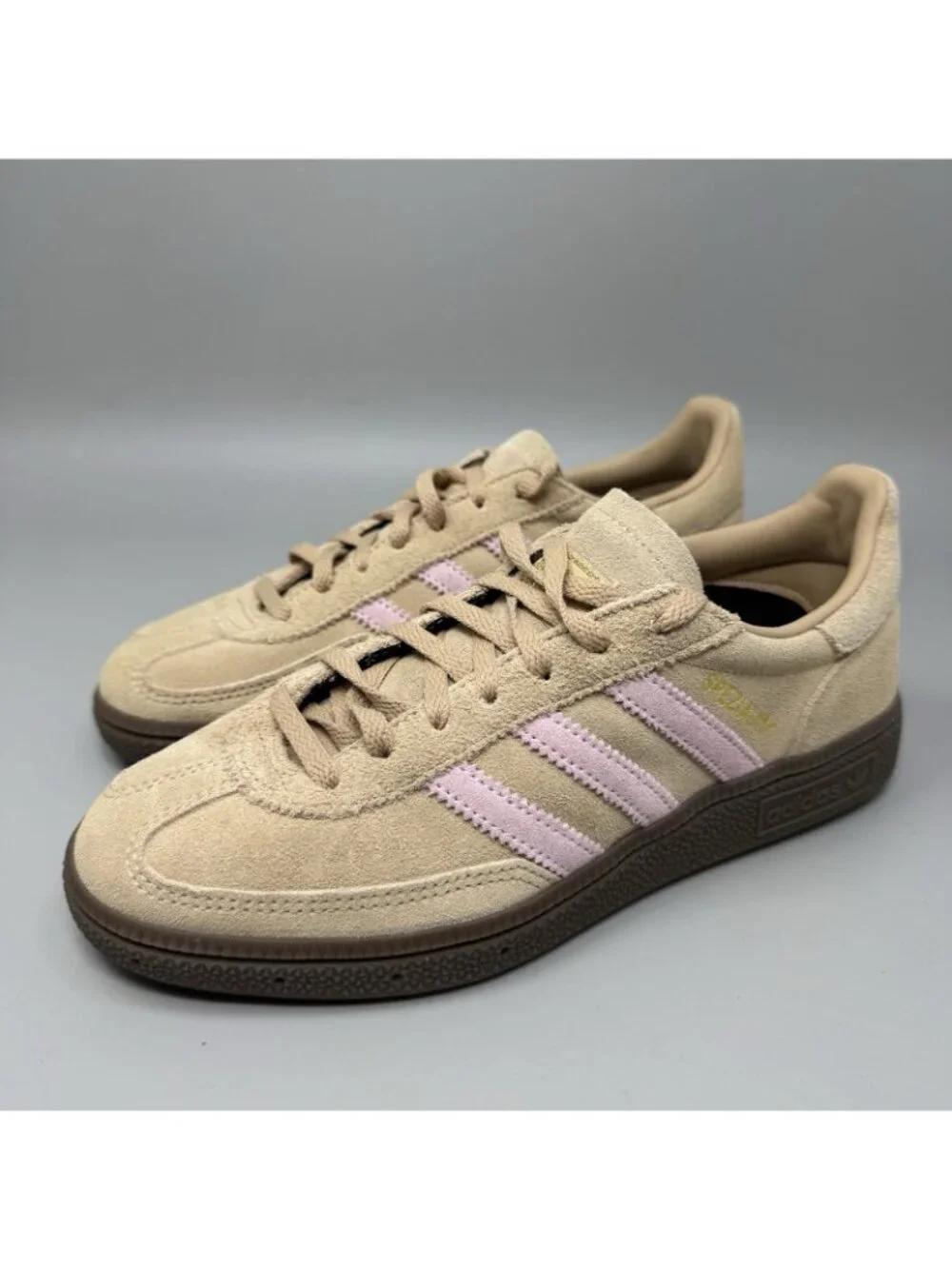 Adidas Womens Handball Spezial JI2651 Brown Casual Shoes Sneakers Size 7 - Picture 4 of 9